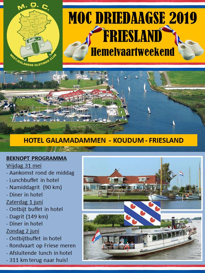 Uitnodiging Driedaagse Friesland 2019